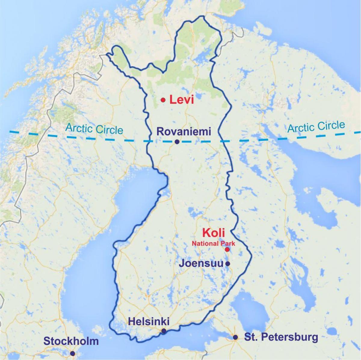 Финска Леви карта
