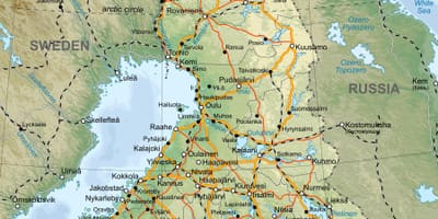 Финска је на мапи света