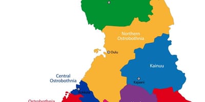 Финска покрајина мапи