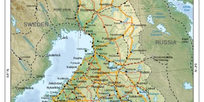 Карта Финској