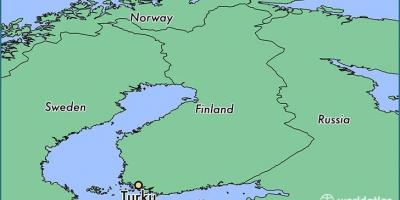 Карта Турку Финска