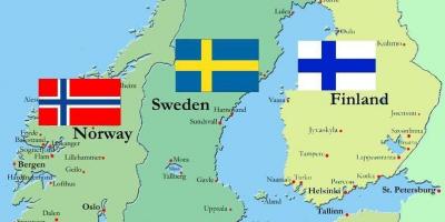 Финска је на мапи света